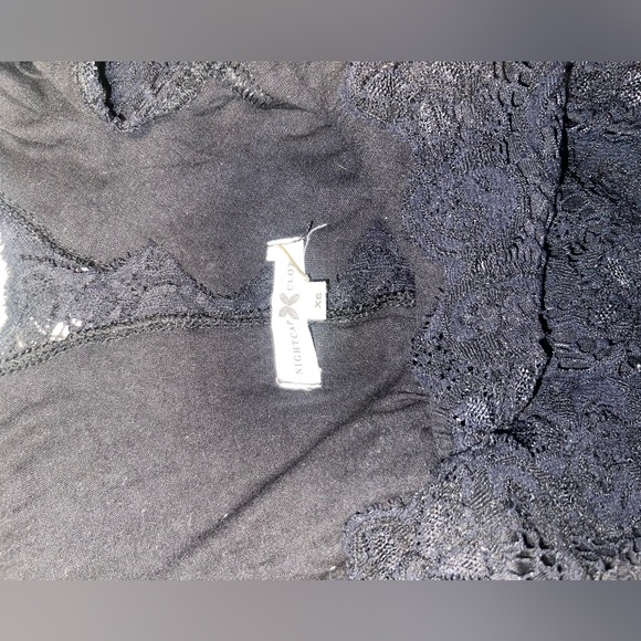 Free People by Nightcap Cloth black lace tiered dress sz xs - Picture 4 of 6